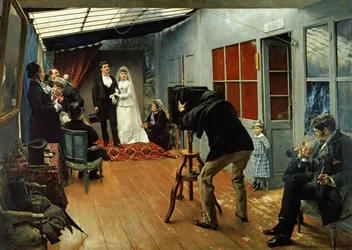 Hochzeit beim Fotografen, 1878-9